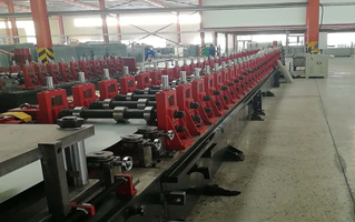 Cultivating trough cold forming production equipment